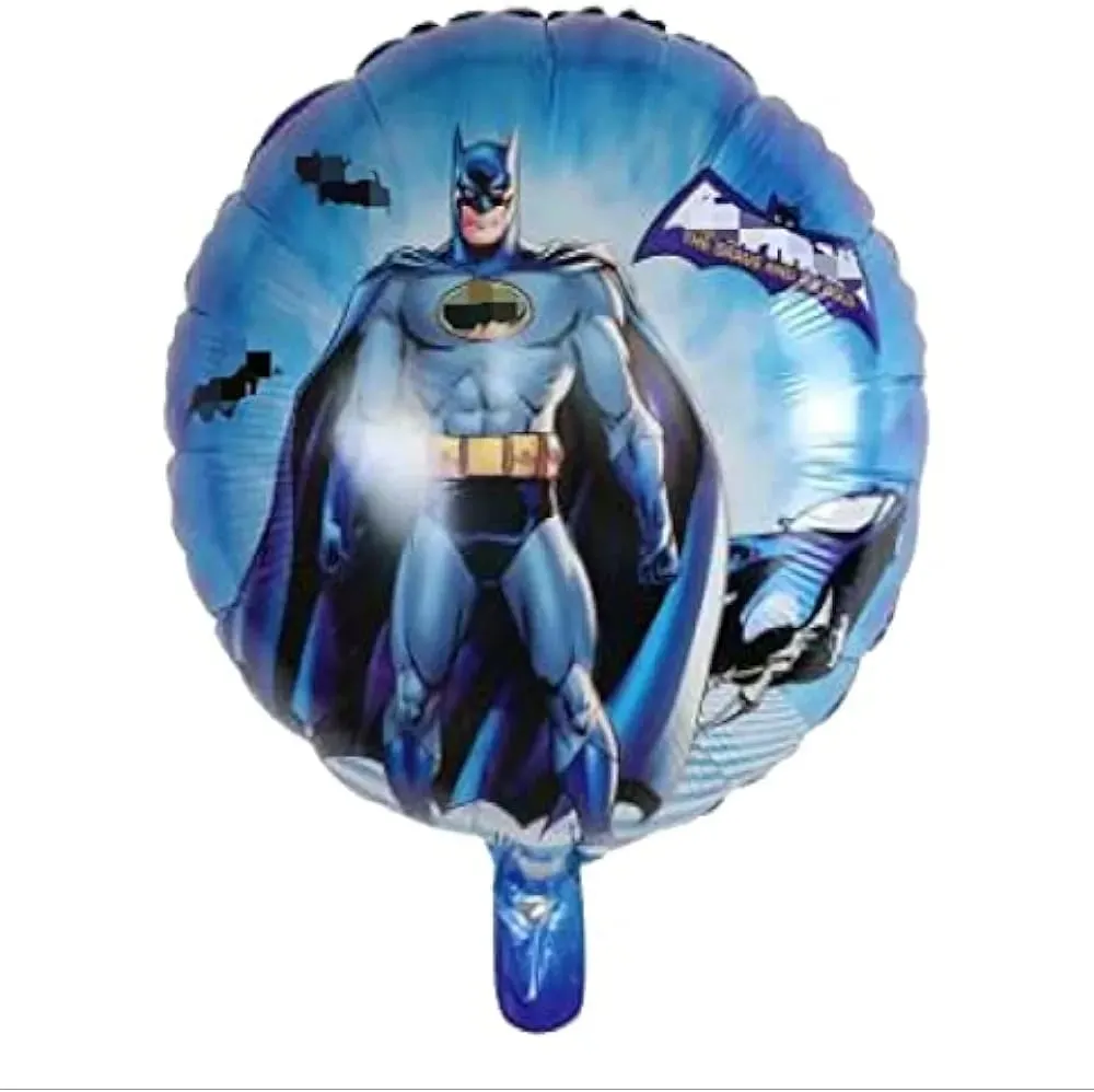 بالونه فويل هيليوم دائريه شكل بات مان